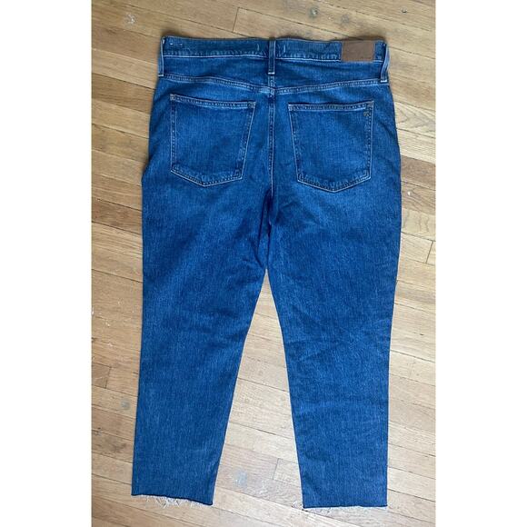 MADEWELL The Perfect Vintage Jean in Alstyne Wash Raw Hem Women's 32 - Picture 3 of 7